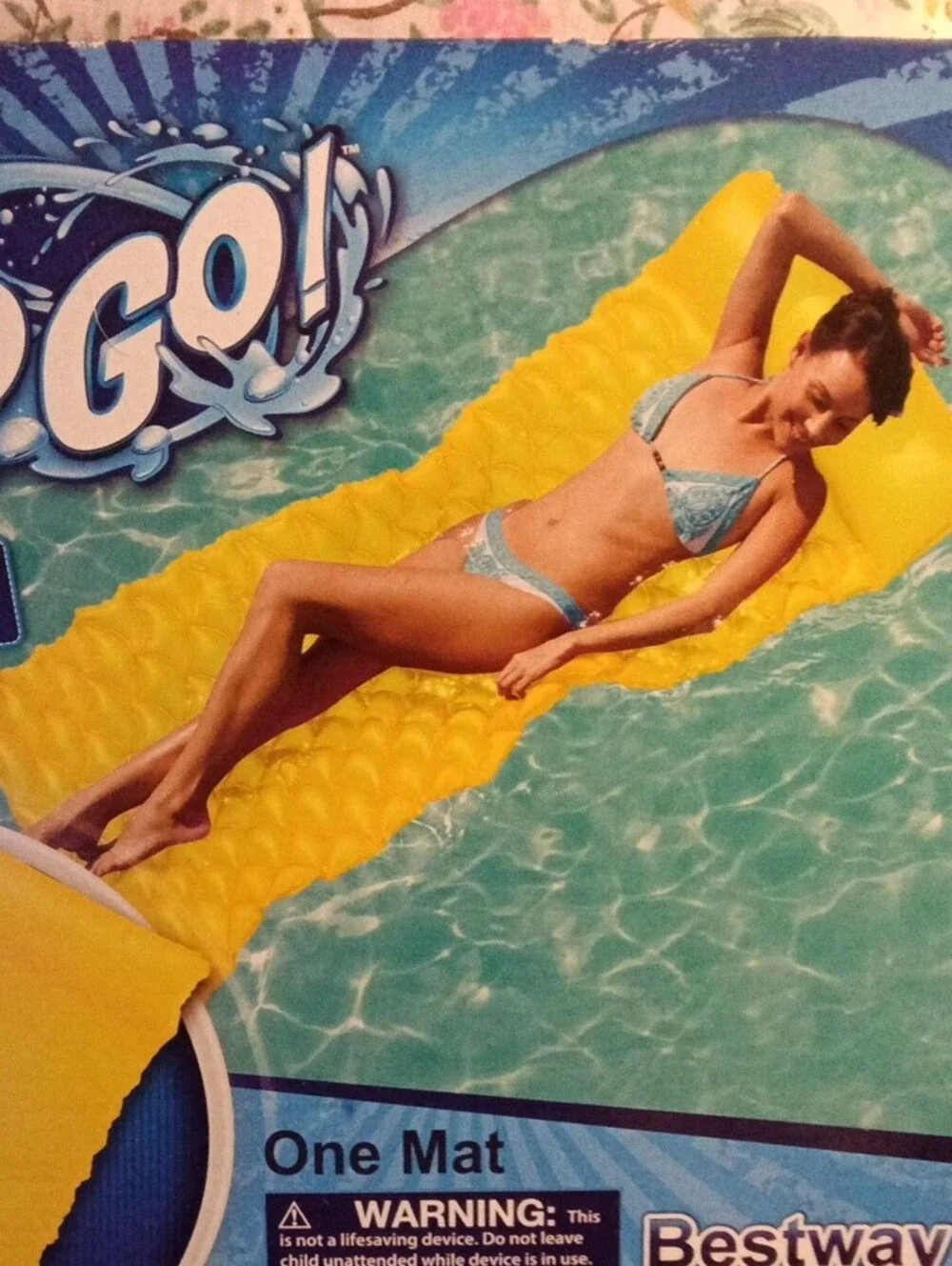 H2o GO Float 'N Roll Air Mat - Pool Lounger
